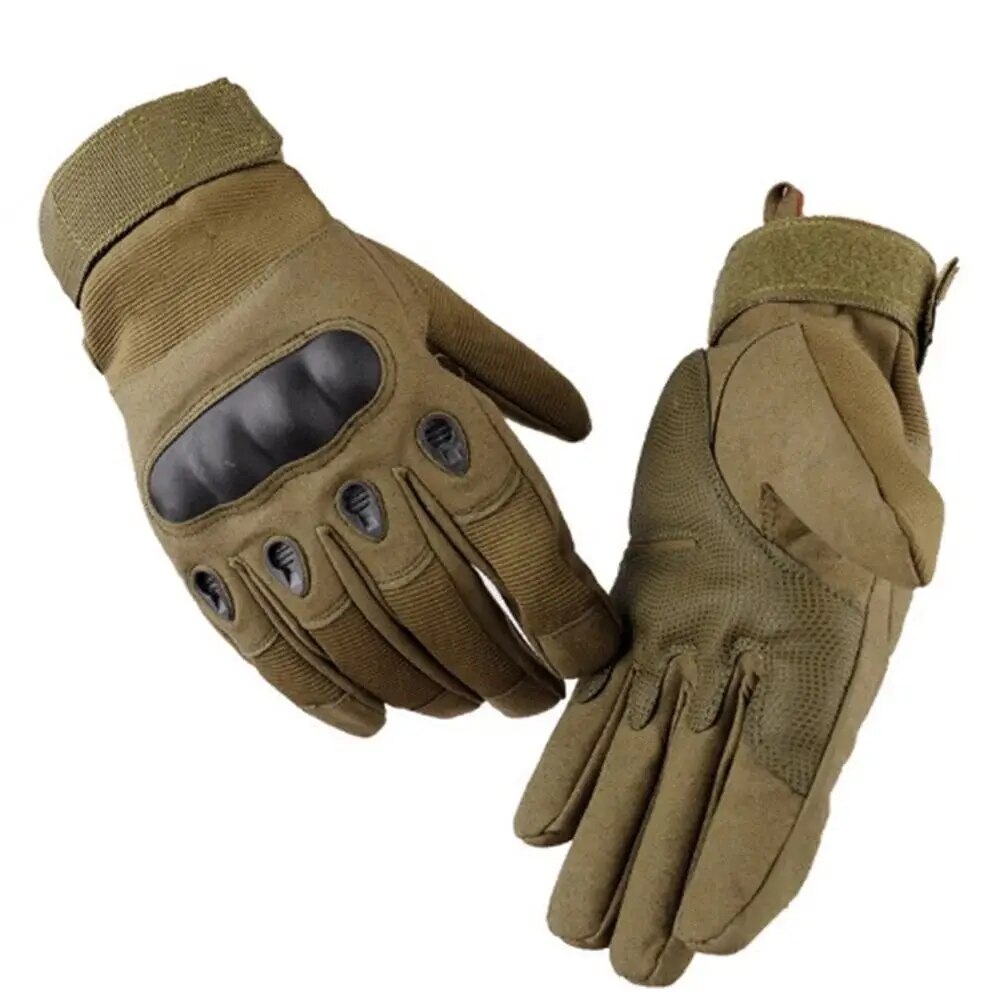 Motorcycle Gear Gloves - Luvas táticas antiderrapantes de dedo completo