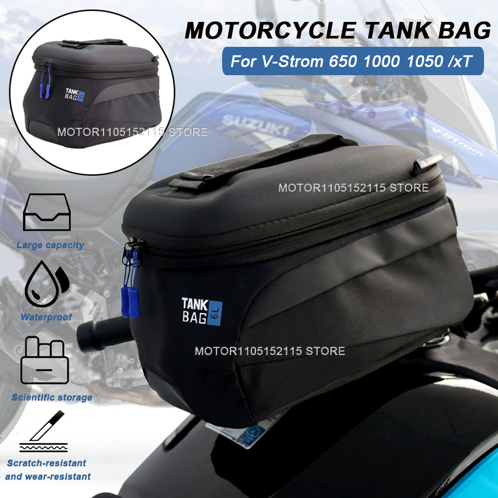 Novo para suzuki v-strom 650 1 - Magnetic Tank Bag avaliação e preço