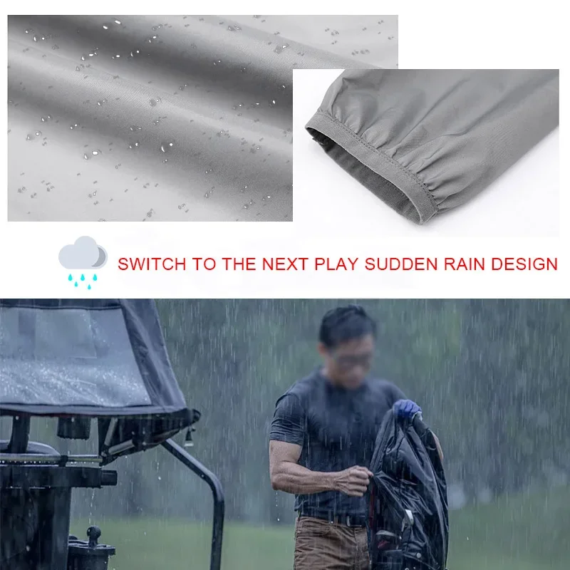 Capa de chuva de golfe jaqueta - Motorcycle Gear For Men avaliação e preço
