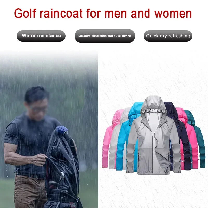Capa de chuva de golfe jaqueta - Motorcycle Gear For Men avaliação e preço